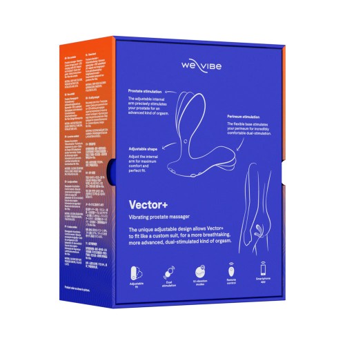 We-Vibe Vector+ Masajeador Prostático Doble Estímulo Azul Real