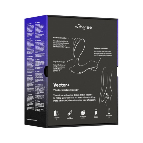 We-Vibe Vector+ Masajeador de Doble Estimulación para Placer Potente