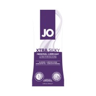 JO Xtra Silky Silicone Lubricant Foils 12-Pack