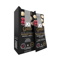 JO White Chocolate Raspberry Flavored Lubricant Foils