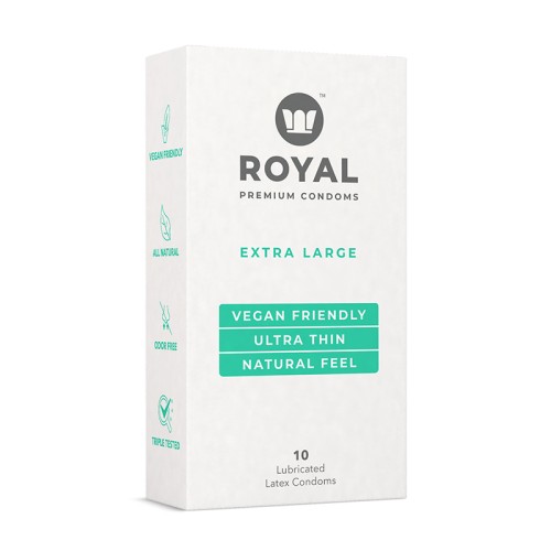 Royal Extra Large Vegan Condoms - Comfort and Safety