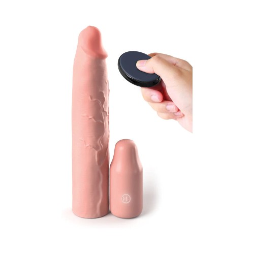 Fantasy X-tensions Elite 9 in. Vibrating Extension Sleeve