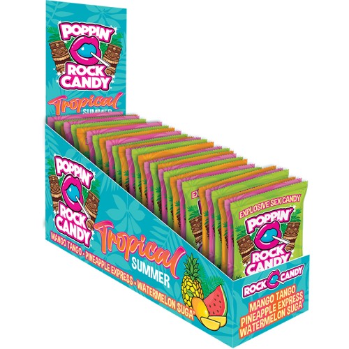 Exhibidor de Dulces Rock Candy Tropical - 36 pcs de Diversión