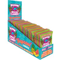 Poppin Rock Candy Tropical Display - 36 pcs of Fun