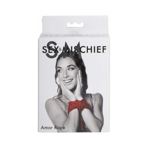 Sportsheets Sex & Mischief Amor Rope 2-Piece Red