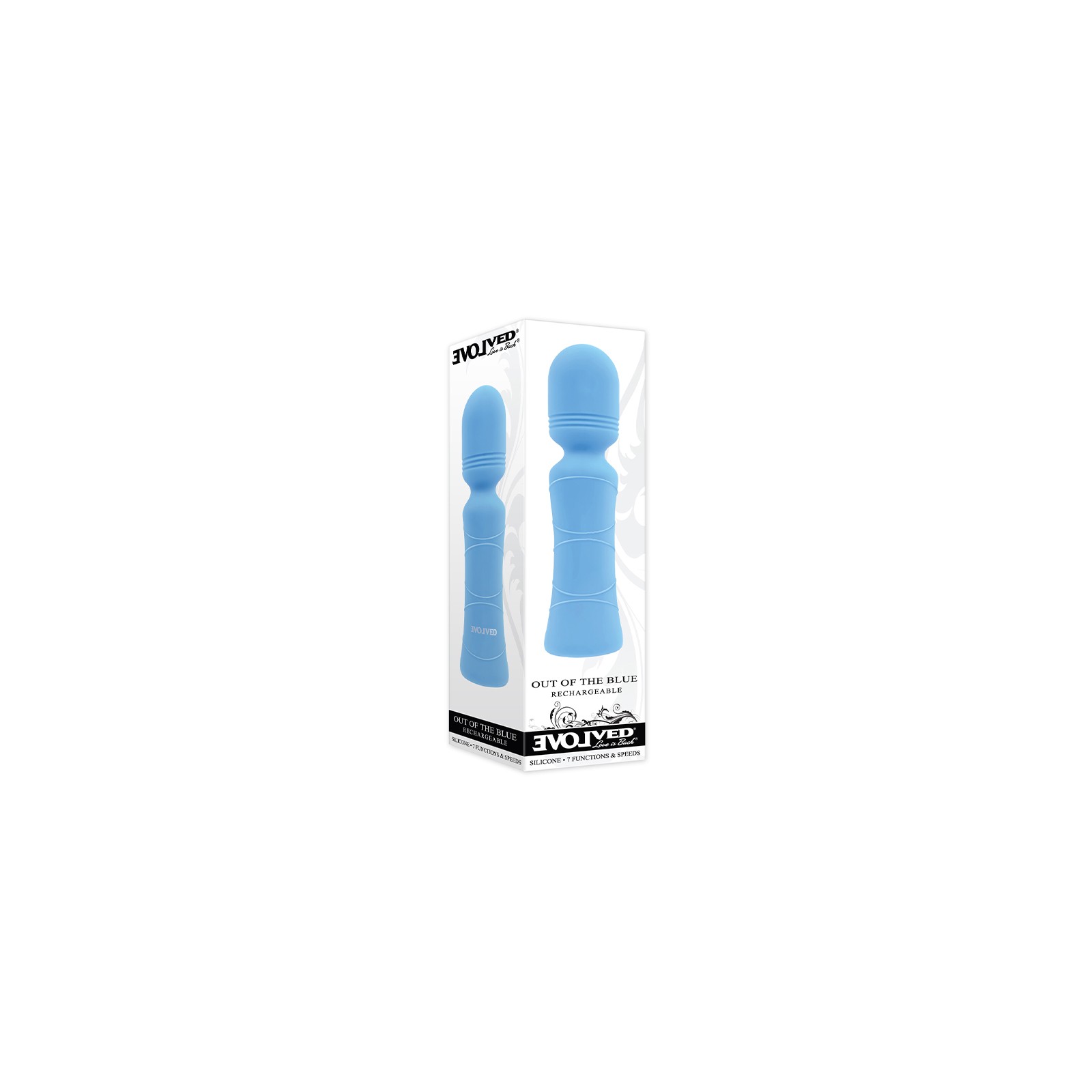 Evolved Out Of The Blue Rechargeable Silicone Wand