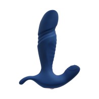 Gender X True Blue Thrusting Vibrator