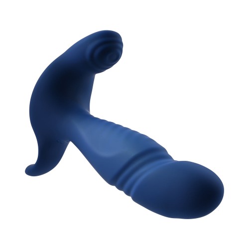 Gender X True Blue Thrusting Vibrator