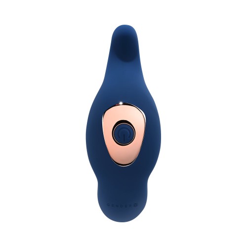 Vibrador Thrusting True Blue Gender X