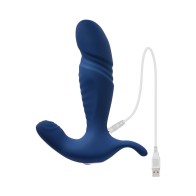 Gender X True Blue Thrusting Vibrator