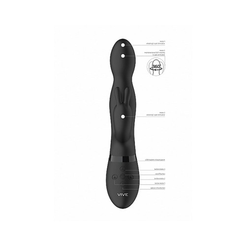 Vibrador Conejito de Silicona Rotativa VIVE NIVA