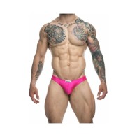 MaleBasics JUSTIN + SIMON Classic Bikini Pink Size S