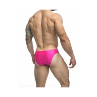 MaleBasics JUSTIN + SIMON Bikini Clásico Rosa Talla S