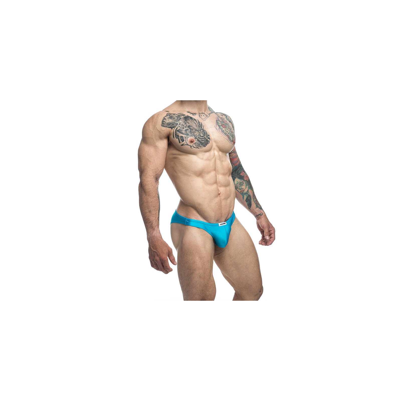 Bikini Clásico MaleBasics JUSTIN + SIMON Turquesa Talla S