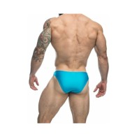 MaleBasics Classic Bikini Justin + Simon in Turquoise