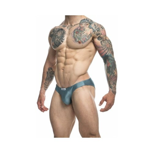 MaleBasics JUSTIN + SIMON Bikini Clásico con Acabado Metálico