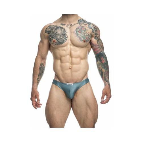 MaleBasics JUSTIN + SIMON Bikini Clásico con Acabado Metálico