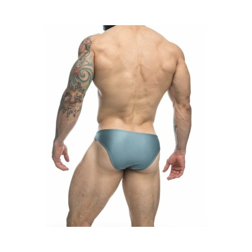 MaleBasics JUSTIN + SIMON Bikini Clásico con Acabado Metálico