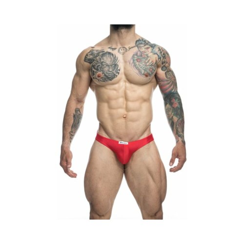 Bikini Clásico MaleBasics JUSTIN + SIMON Rojo 2XL