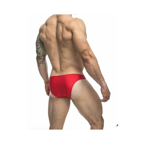 Bikini Clásico MaleBasics JUSTIN + SIMON Rojo 2XL