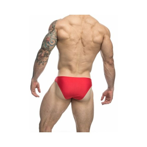 Bikini Clásico MaleBasics JUSTIN + SIMON Rojo 2XL