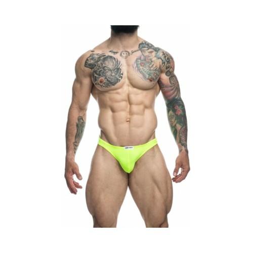 Bikini Clásico MaleBasics Justin Simon Verde Neón L