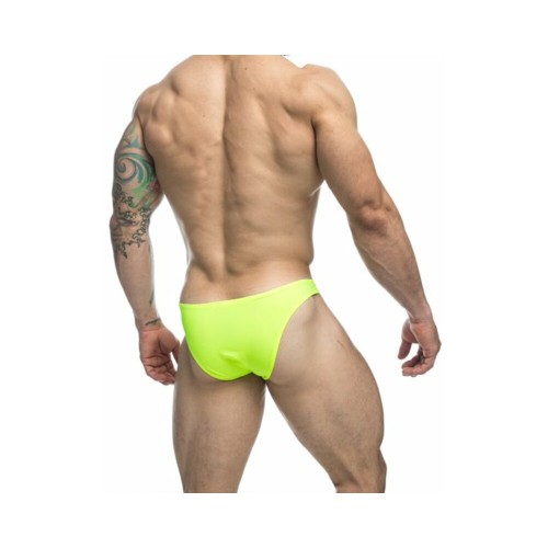 Bikini Clásico MaleBasics Justin Simon Verde Neón L