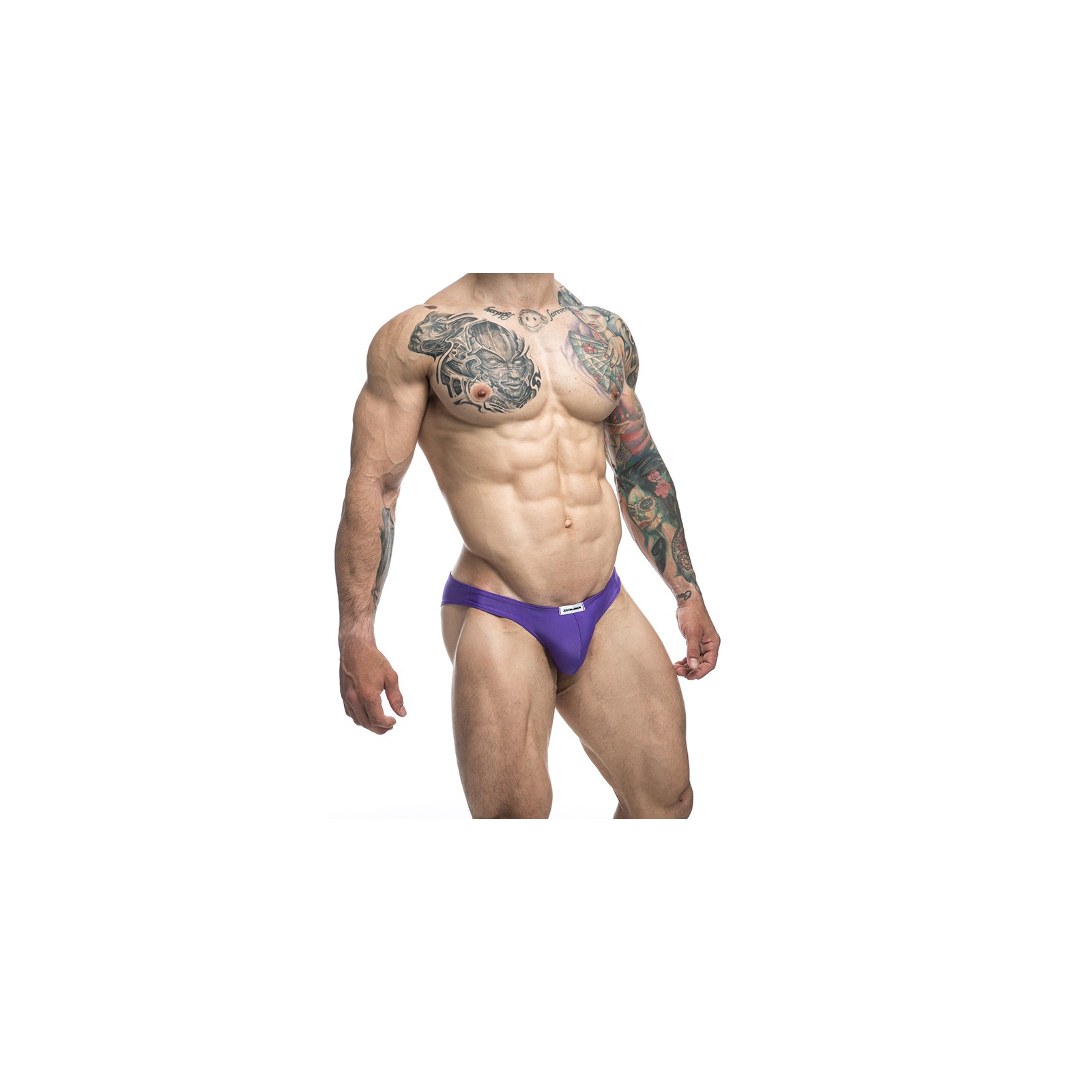 MaleBasics JUSTIN + SIMON Bañador Clásico Morado S