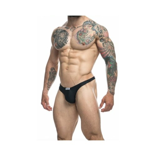 MaleBasics JUSTIN + SIMON Classic Tanga Black 2XL