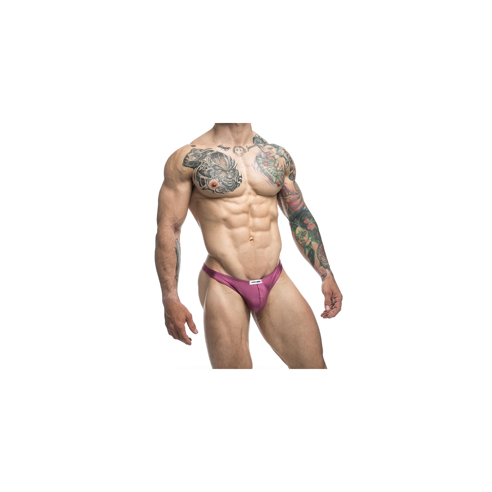 MaleBasics JUSTIN + SIMON Classic Tanga Wine