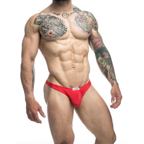 Tanga Clásico MaleBasics JUSTIN + SIMON Rojo para Comodidad