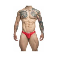 MaleBasics JUSTIN + SIMON Classic Red Tanga for Comfort