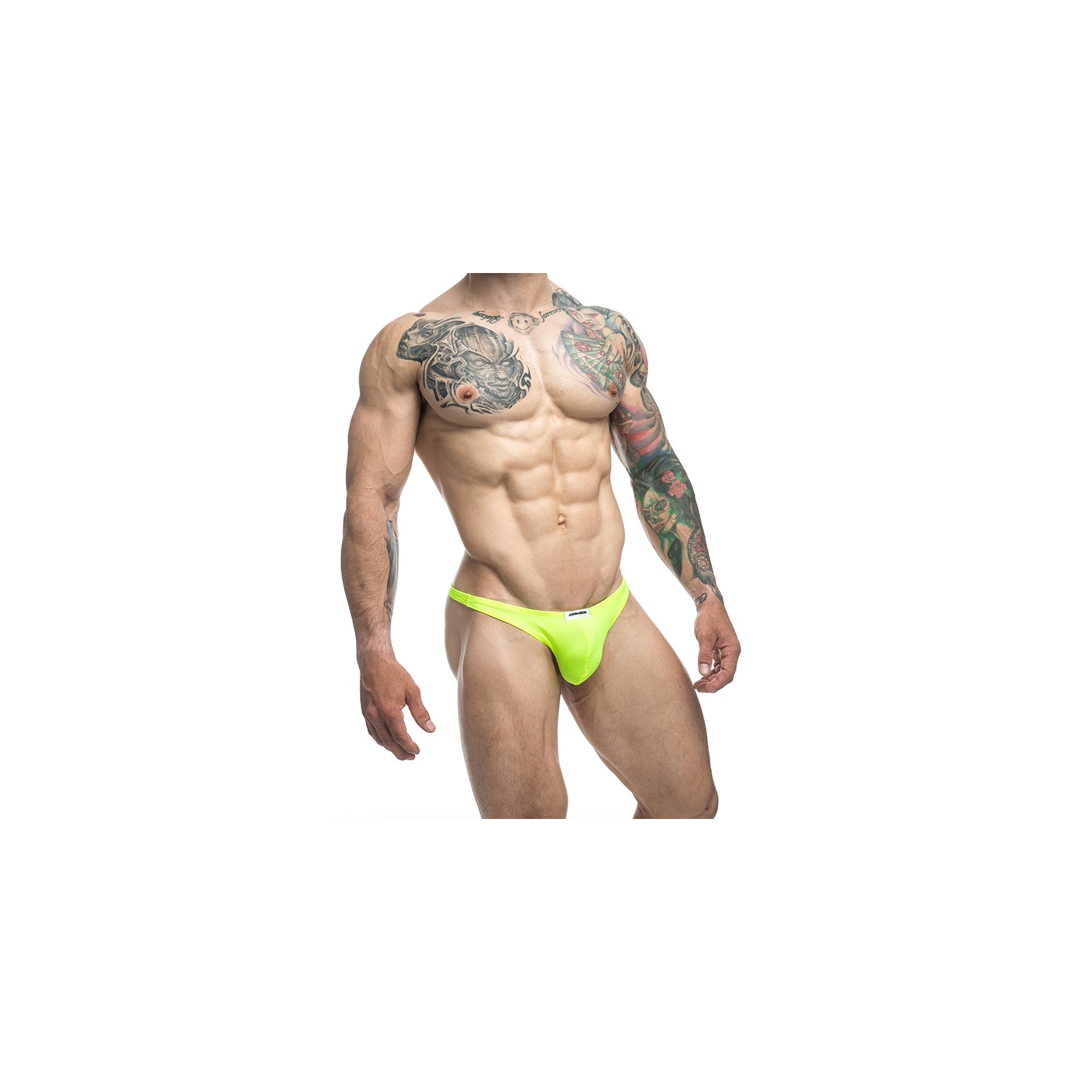 Neon Green MaleBasics JUSTIN + SIMON Classic Tanga