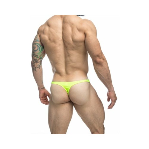 Neon Green MaleBasics JUSTIN + SIMON Classic Tanga