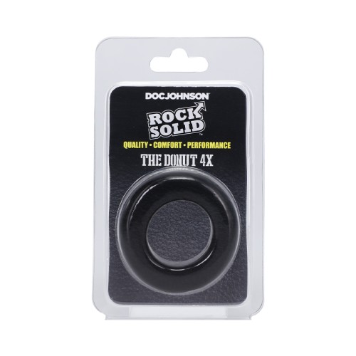 Anillo C Rock Solid Donut 4X Negro