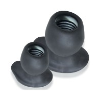 Oxballs Morphhole-1 Gaper Plug Small Black Ice - Pleasure Redefined