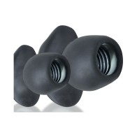 Oxballs Morphhole-1 Gaper Plug Small Black Ice - Pleasure Redefined