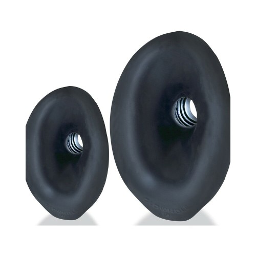 Oxballs Morphhole-2 Gaper Plug Large Black Ice - Ultimate Pleasure