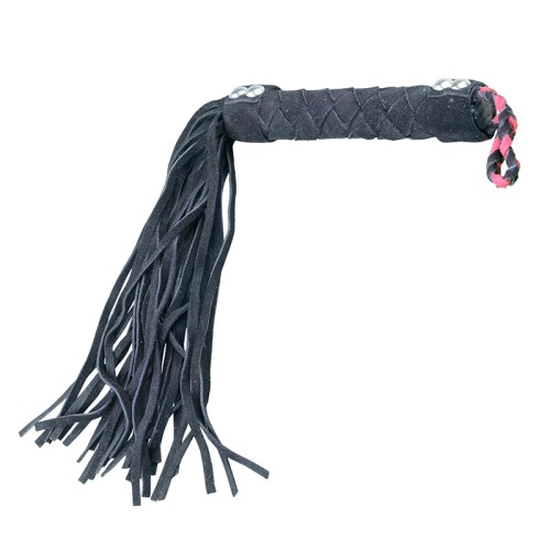 Flogger de Cuero Ple'sur de 15.5 Pulgadas Negro