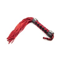 Flogger de Cuero Rojo Ple'sur 15.5 pulgadas