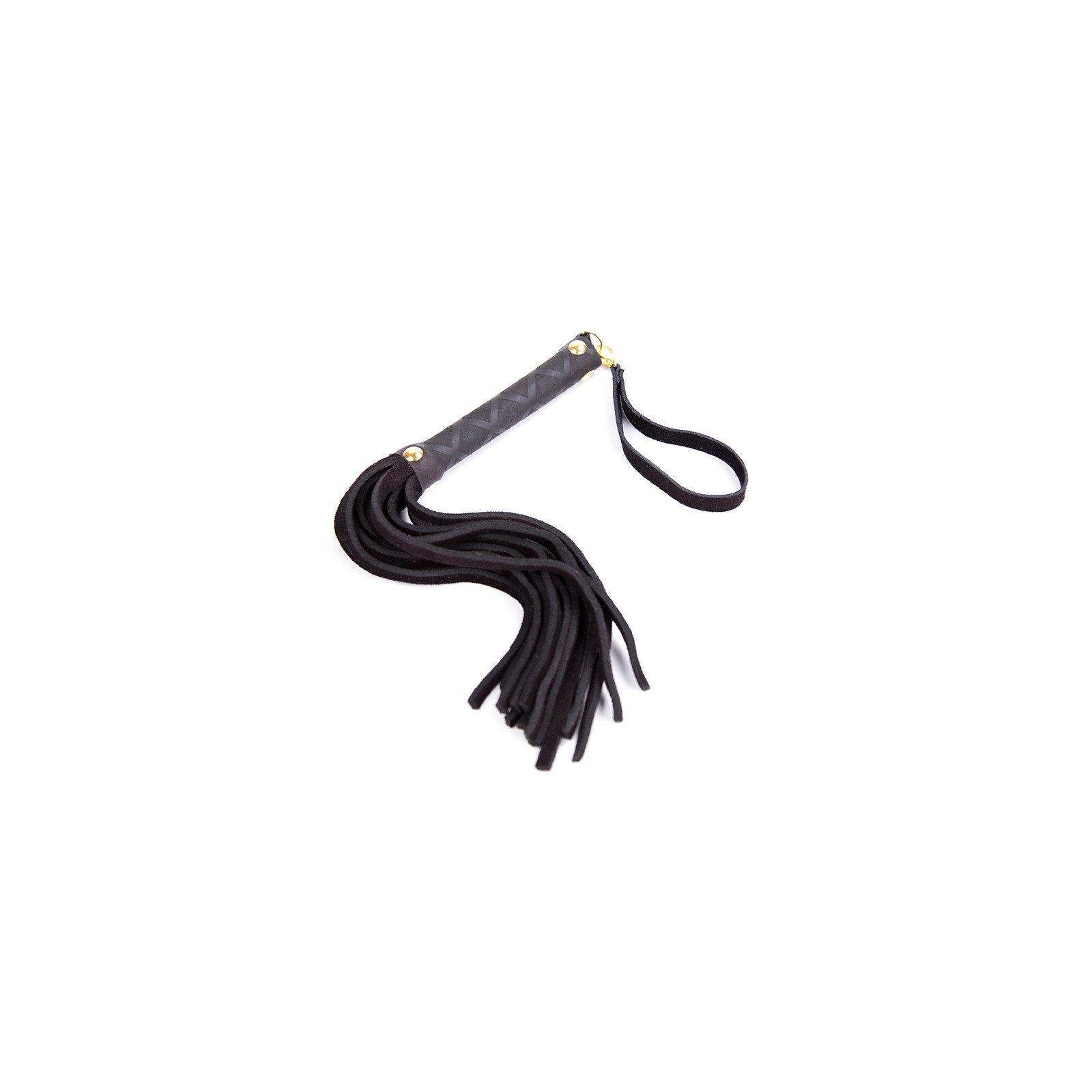 Ple'sur 11-Inch Mini Leather Flogger for Sensual Play