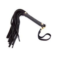 Ple'sur 11-Inch Mini Leather Flogger for Sensual Play