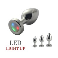 Plug Anal LED Light-Up de Ple'sur para Diversión Mejorada