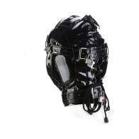 Ple'sur Shiny Pleather Locking Deprivation Hood