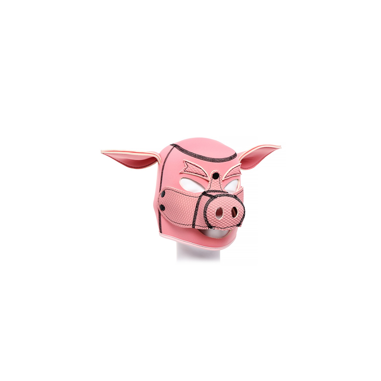 Neoprene Pig Mask Hood Pink - Fun and Playful