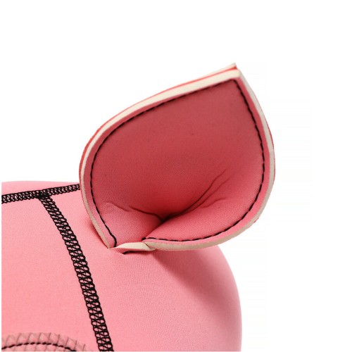 Neoprene Pig Mask Hood Pink - Fun and Playful