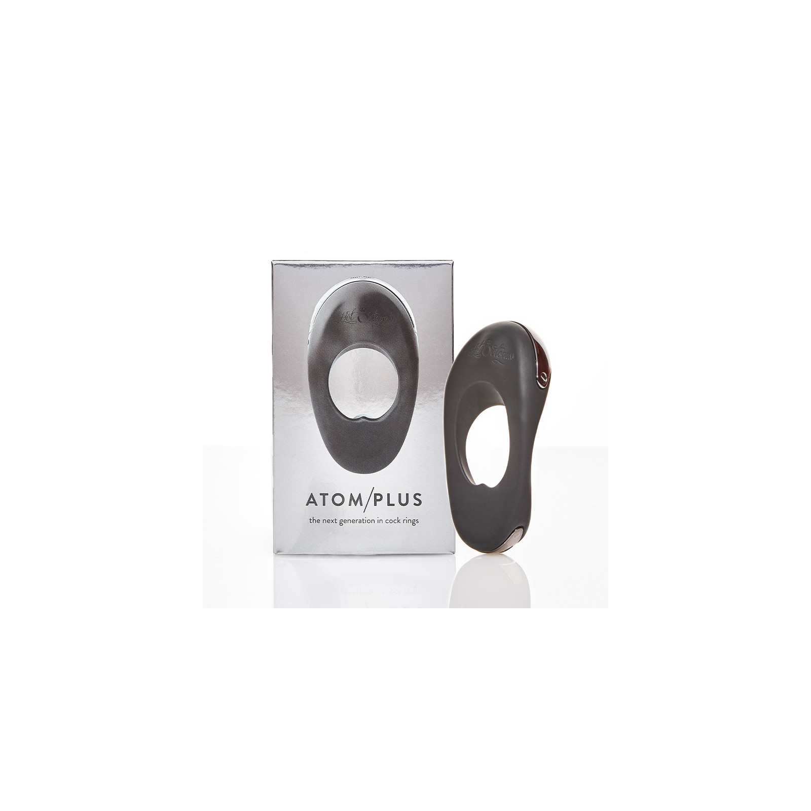 Cock Ring Vibrador Hot Octopuss Atom Plus - Negro