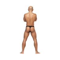 Male Power Heart Breaker Micro V Thong Black