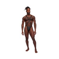 Male Power Fetish Warrior Body Harness