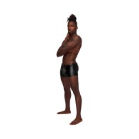 Male Power Poseidon Chap-Style Shorts Black